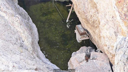 Buraco do Diabo, onde os peixinhos nascem, crescem, se reproduzem e morrem (Foto: Stan Shebs/CC by 3.0)